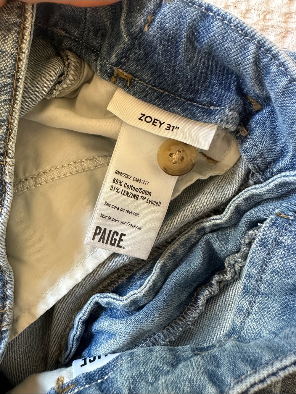 PAIGE Women’s - Zoey 31" Wide Leg Jean - Picture 4 of 5